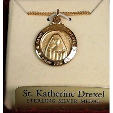 St Katherine Drexel Medal with Chain